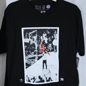 Mac McClung Philadelphia 76er T-Shirt M Black NBA Dunk Contest Stadium Essential
